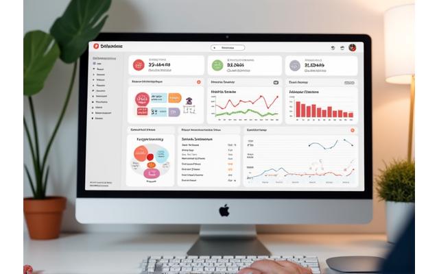 Interfaz de dashboard de IA con recomendaciones de bienestar